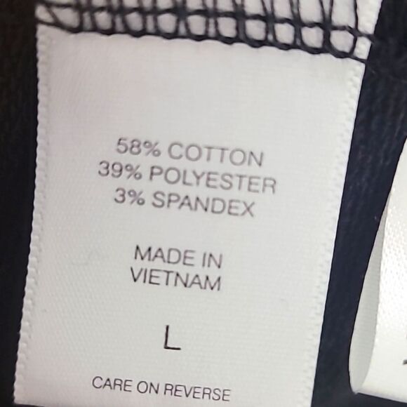 Soho Black Sweatshirt Dress with Pockets & Drawstring Hoodie, Size Large - Picture 11 of 11